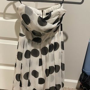Black and White Polka Dot Dress ASOS Size S